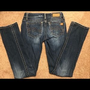 MISS ME Sunny Straight Jeans (Dark Wash)